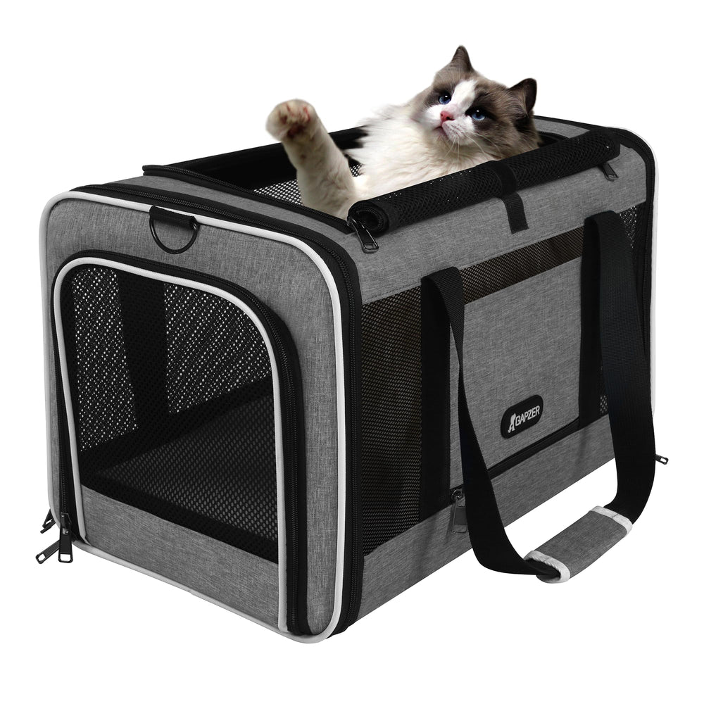 GAPZER folded flat in compact collapsed storage for easy packing
