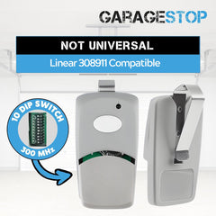 GARAGE STOP detalle de los 10 dip switches para copiar el código correctamente