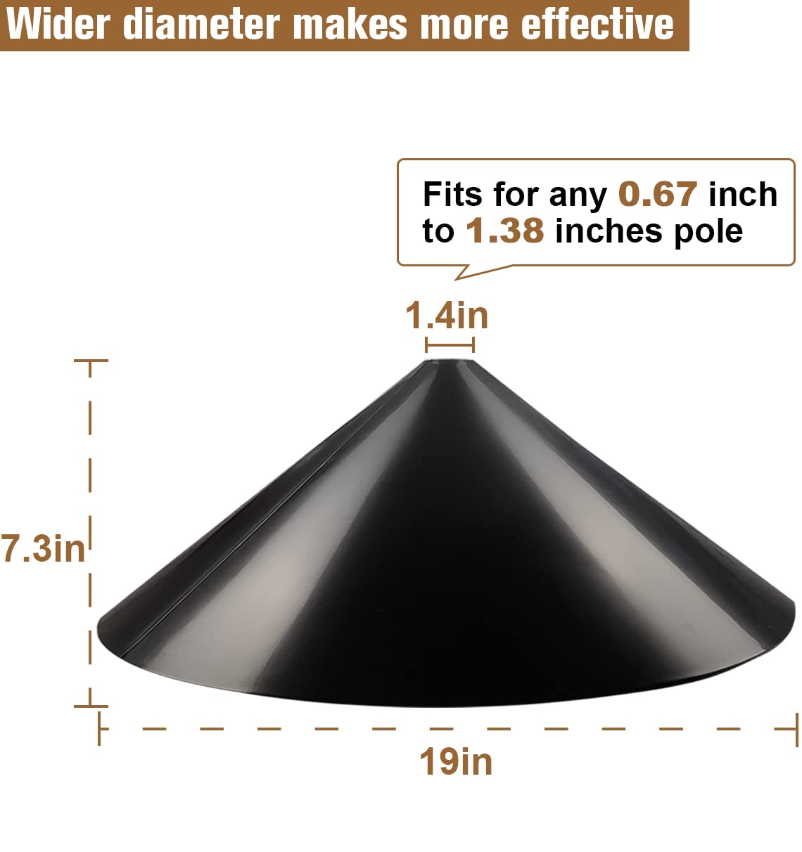 Garbuildman side profile highlights 19-inch diameter extra coverage