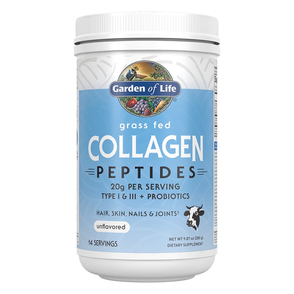 Garden of Life frente del envase mostrando la marca y características
