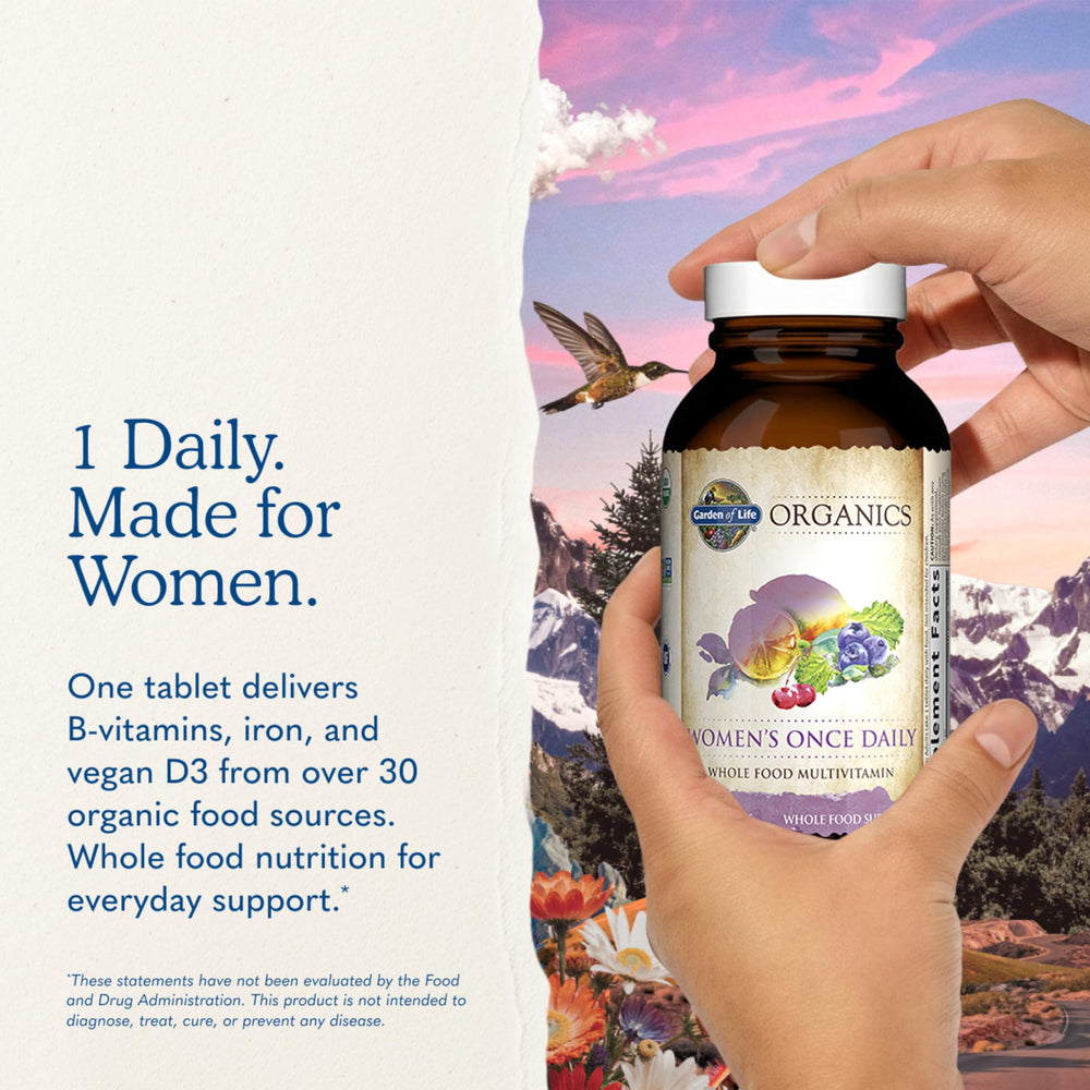 Garden of Life producto en mesa de desayuno resaltando vida activa