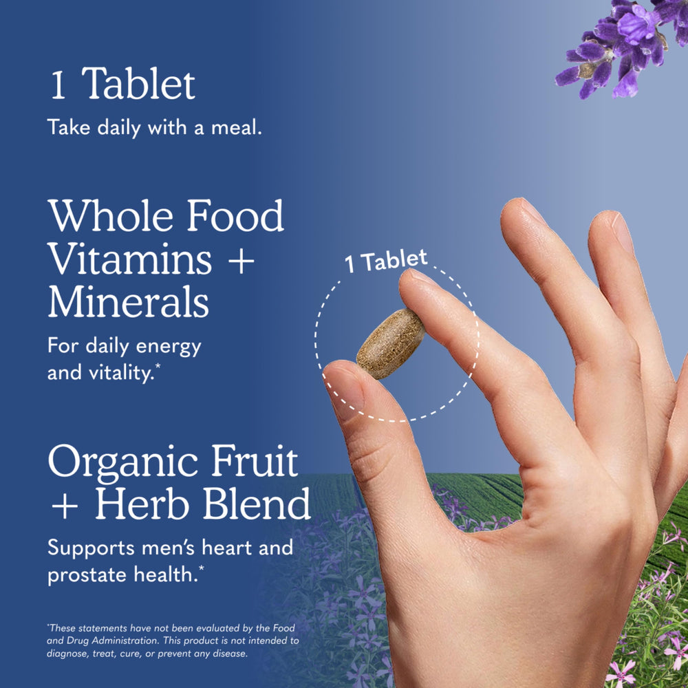 Garden of Life etiqueta nutricional en close-up mostrando vitaminas clave
