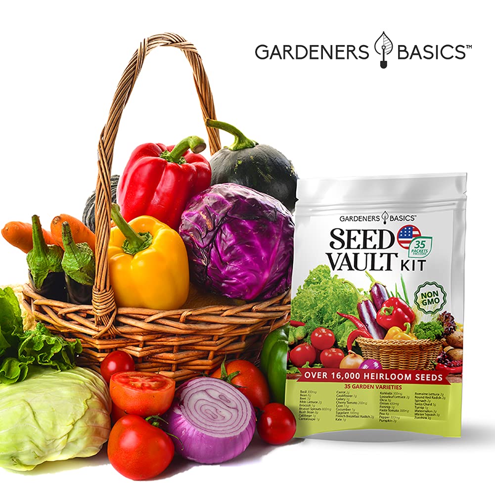 Gardeners Basics bolsa Mylar cerrada preservando semillas a largo plazo