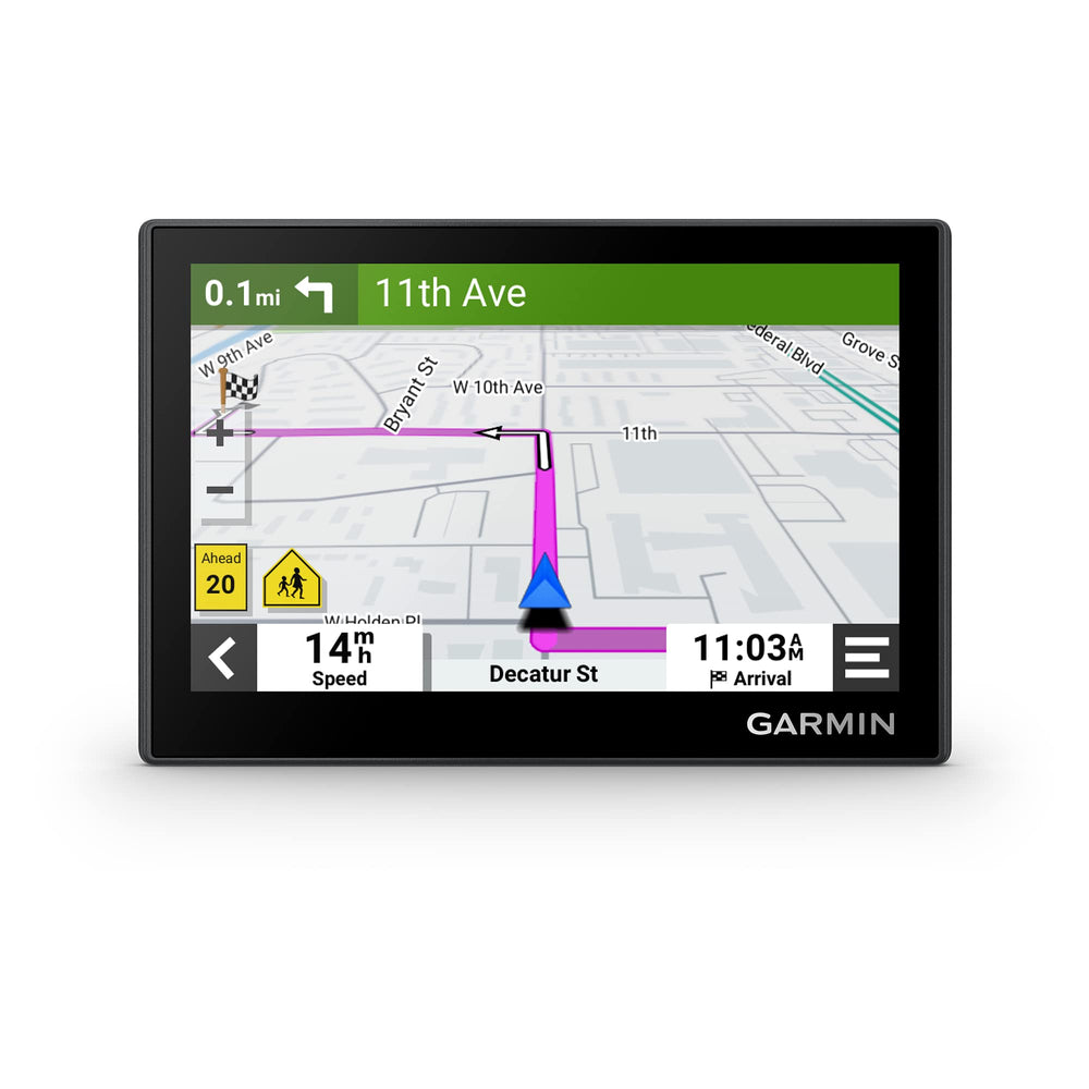 Garmin detalle de la pantalla táctil de 5 pulgadas para lectura nítida
