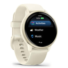 Garmin vívoactive 6 en corredor mide actividad y frecuencia cardiaca