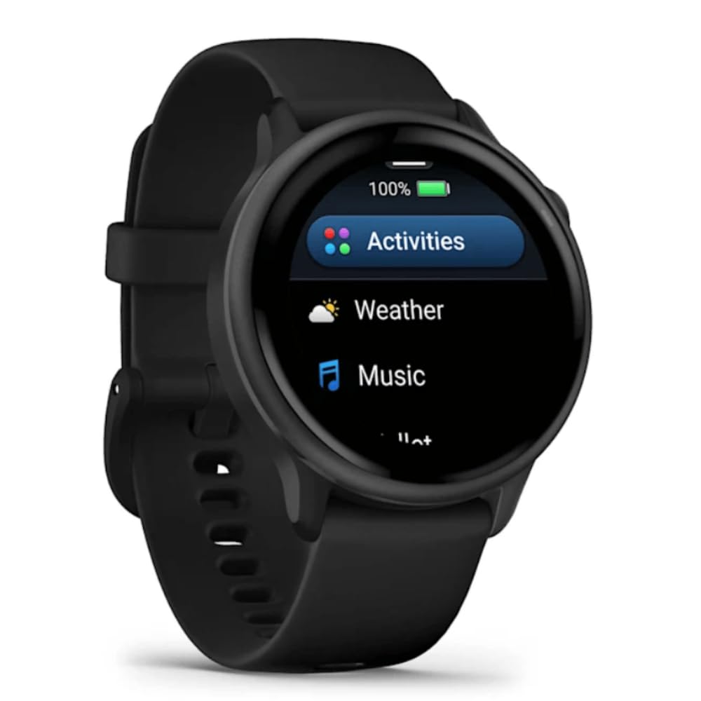 Garmin vívoactive 6 en carrera mostrando rastreo GPS y motivación activa