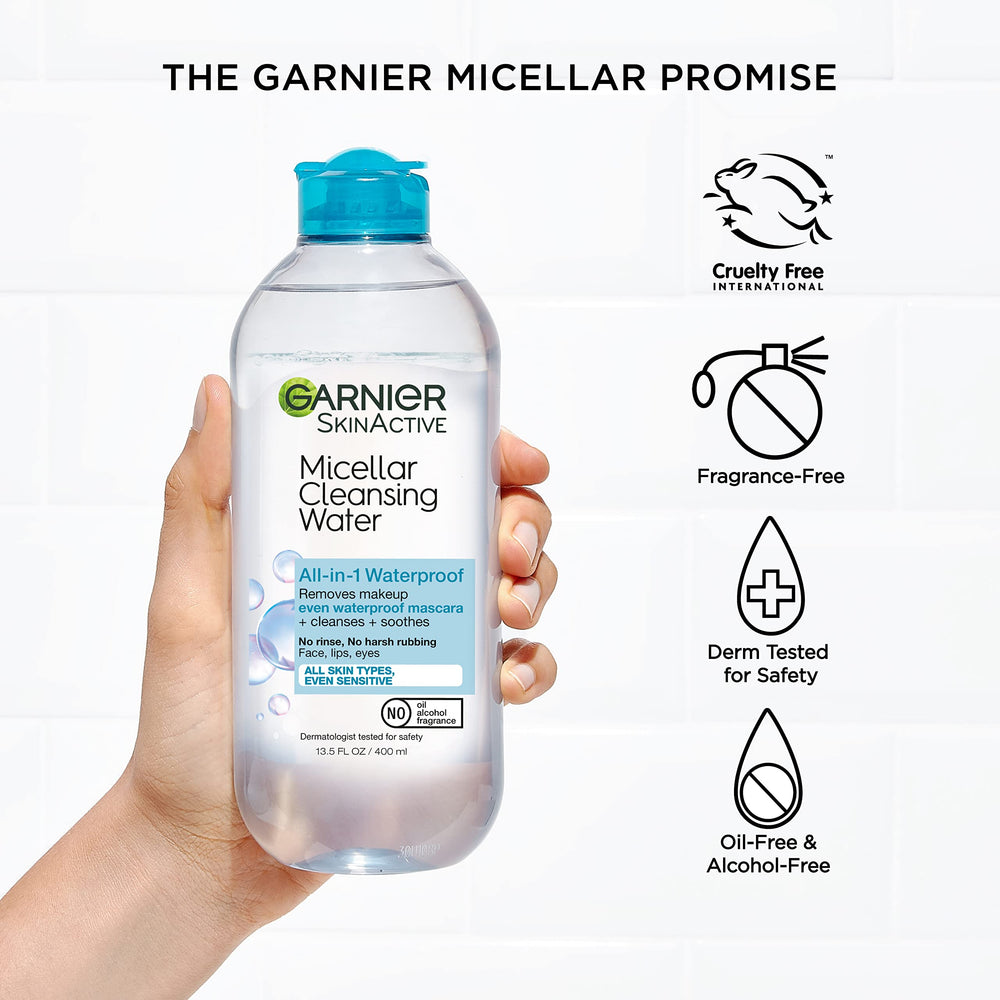 Garnier tamaño en mano para comparar volumen 400 ml práctico para viajes
