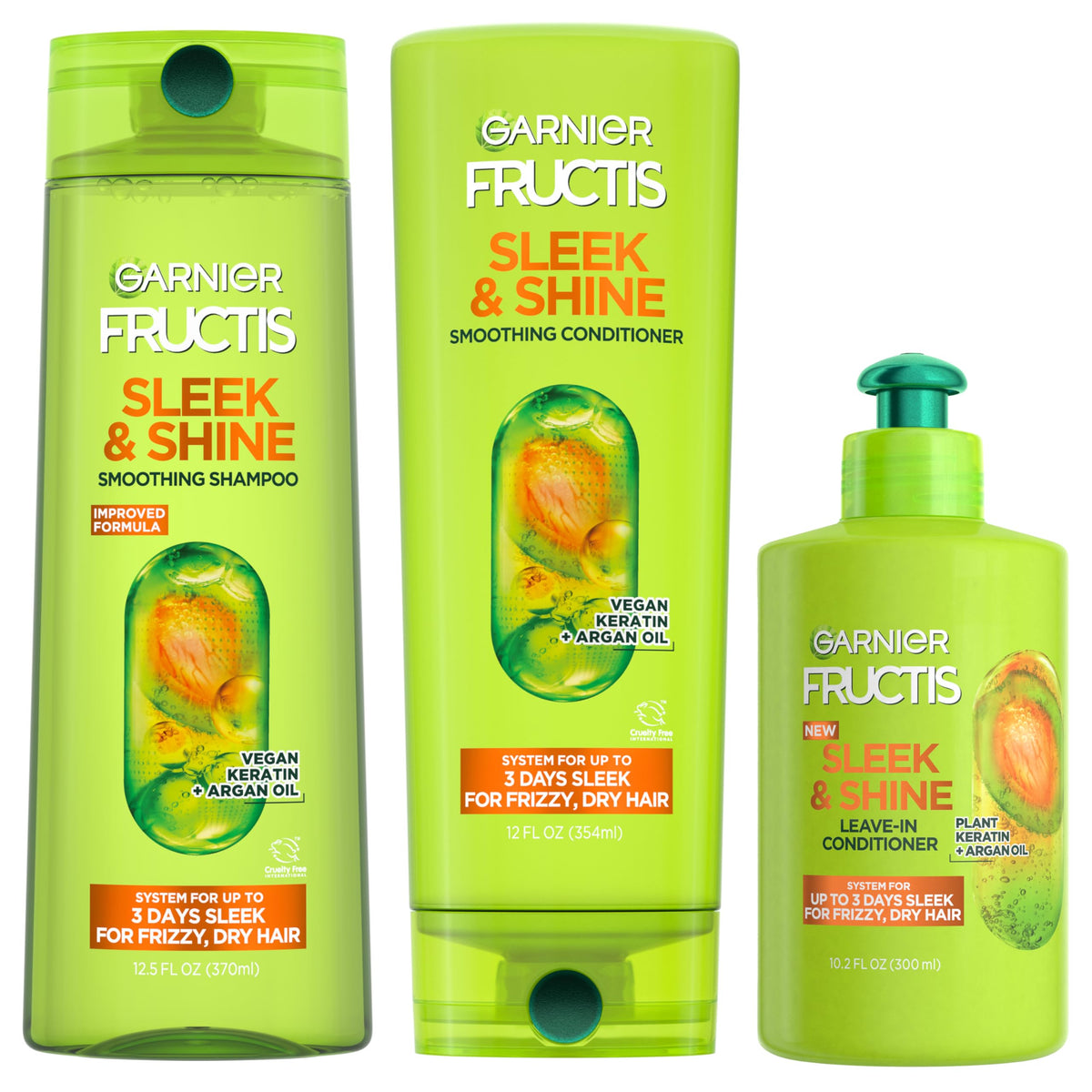 Garnier Fructis frontal del kit con ventaja anti-frizz