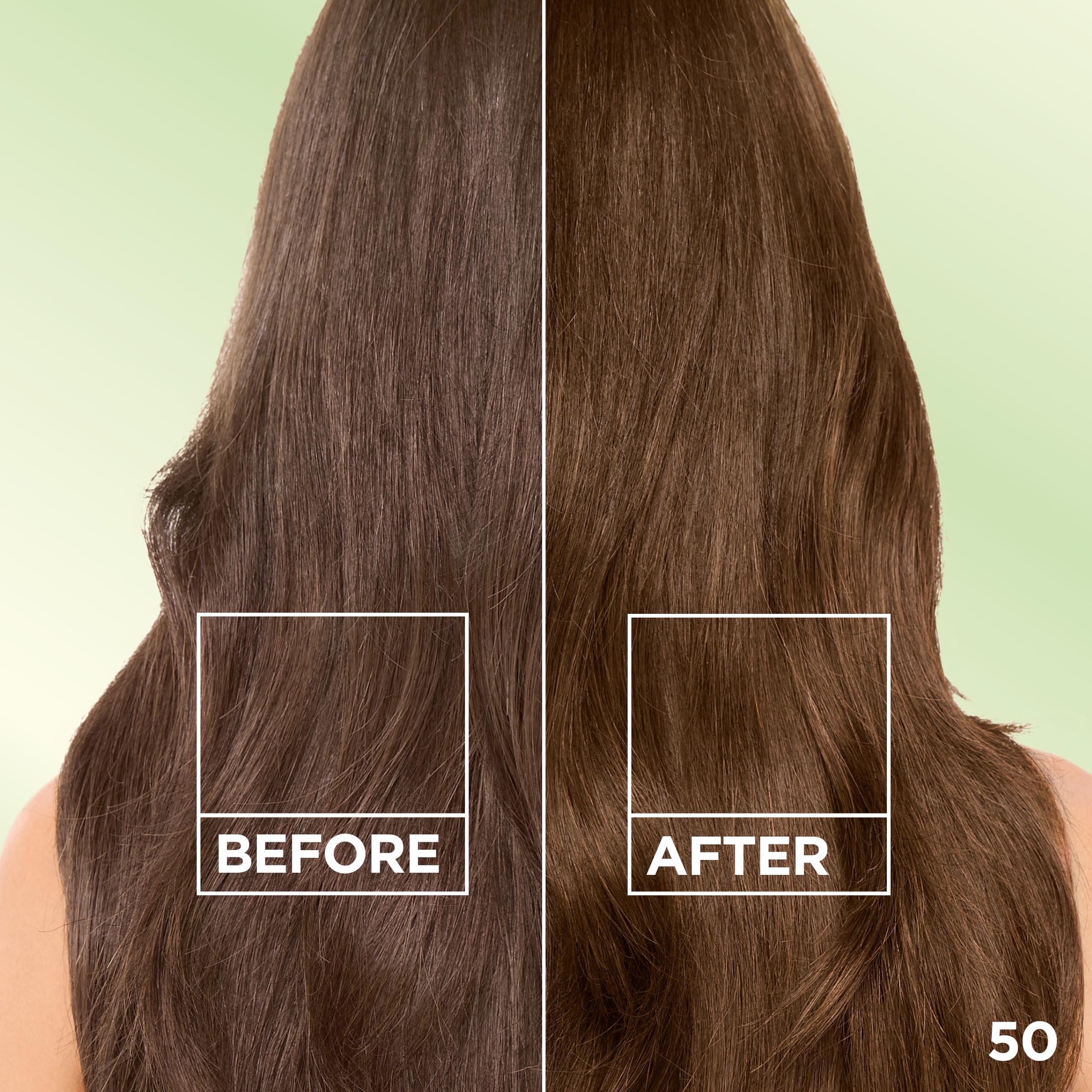 Garnier aplicación en cabello seco mostrando cobertura de raíces y proceso de teñido efectivo