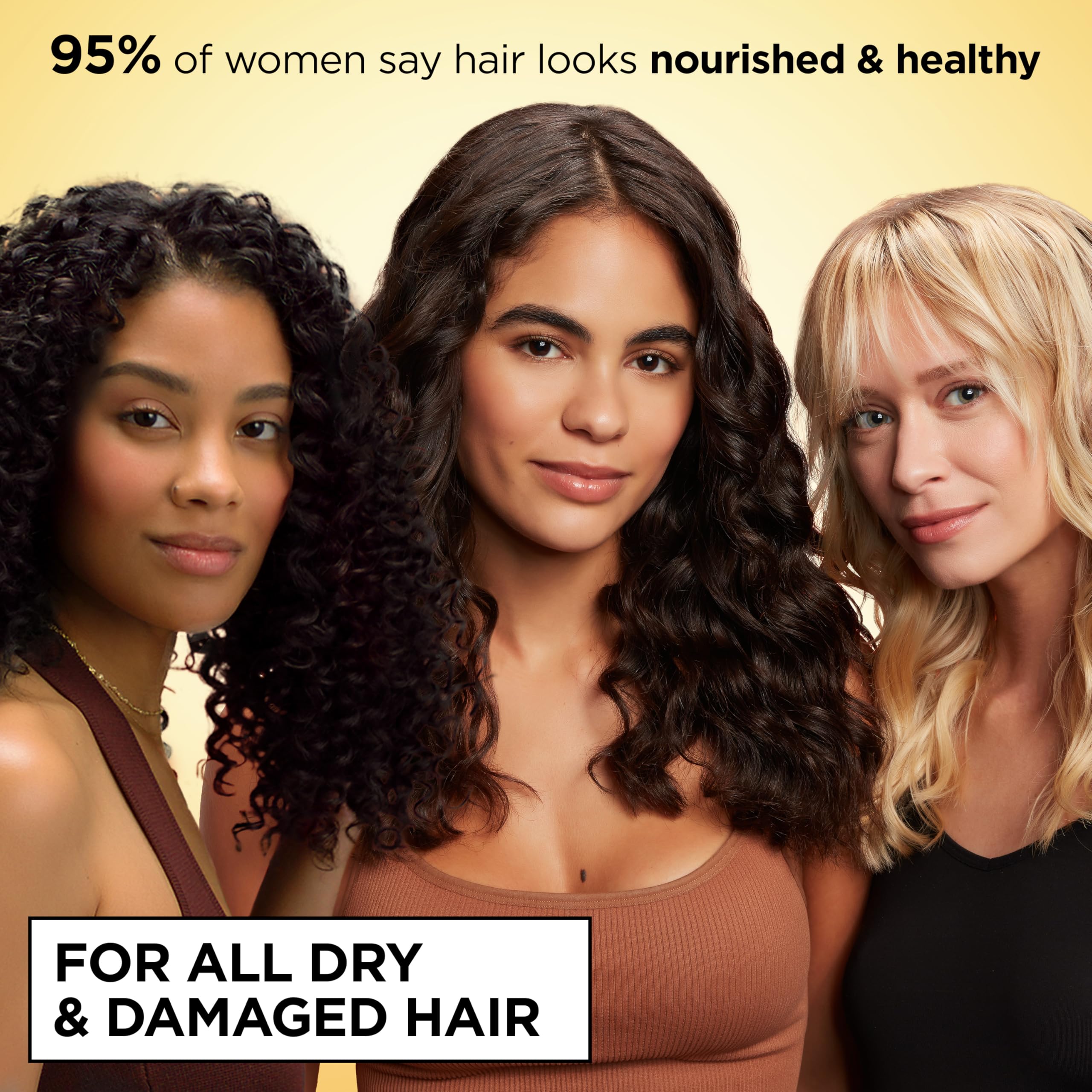 Garnier producto en uso durante la ducha para cabello más suave