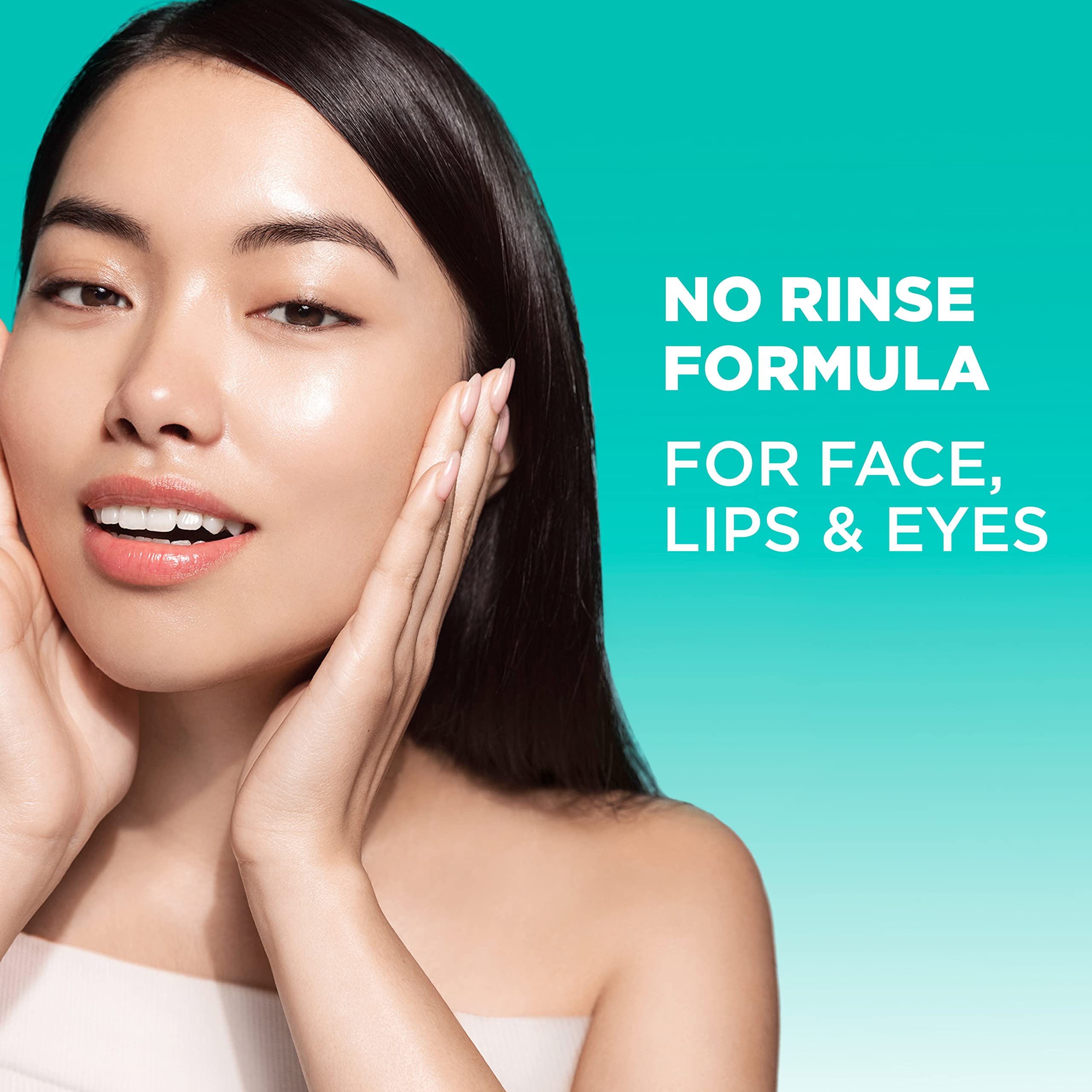 Garnier uso con algodón retirando maquillaje para limpieza sin frotar