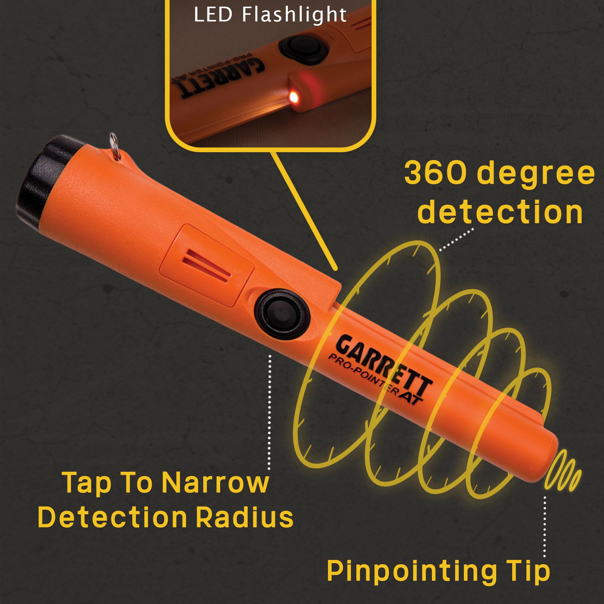 Garrett Pro-Pointer AT used at the beach showing dependable recovery and visibility