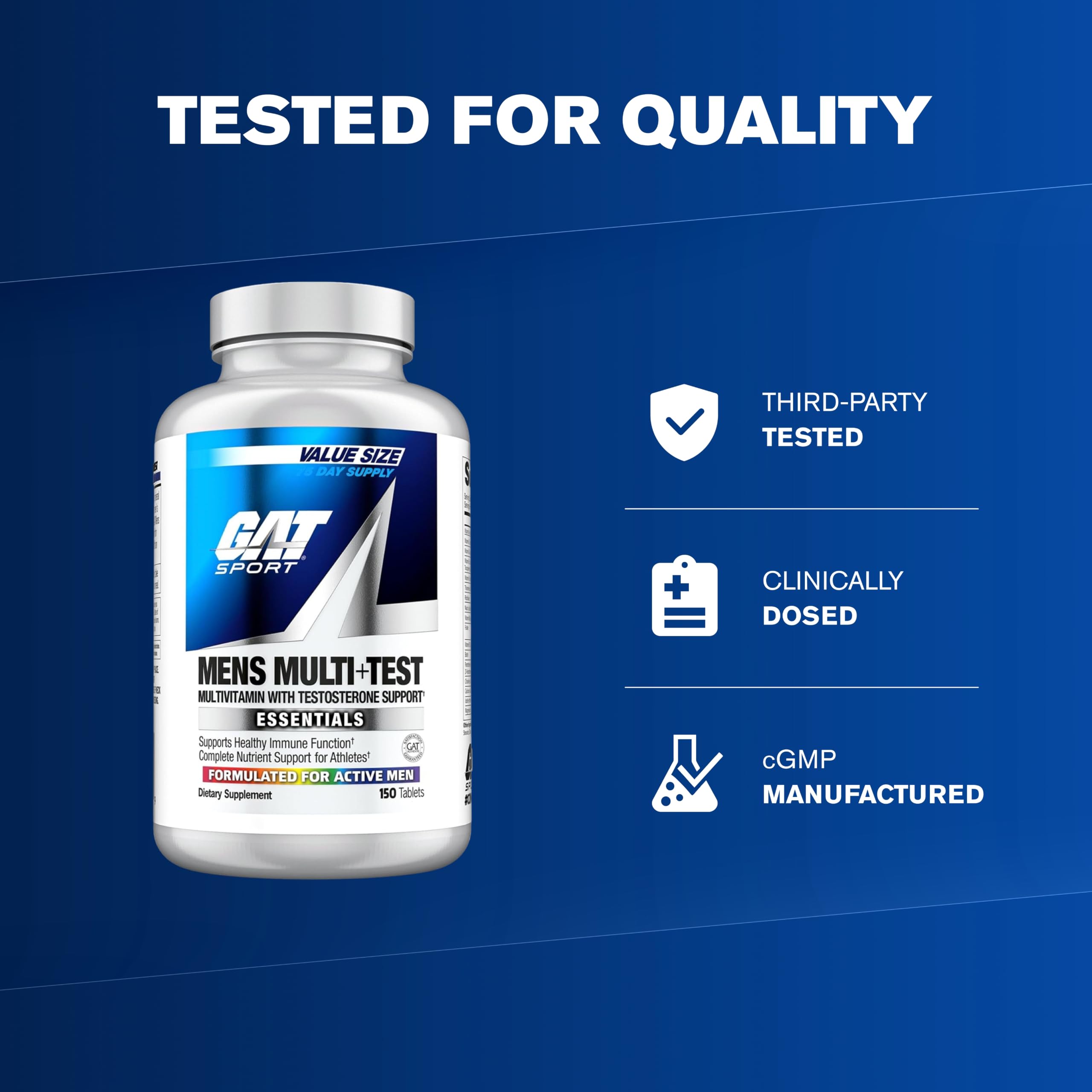 GAT SPORT etiqueta trasera con lista de ingredientes para transparencia