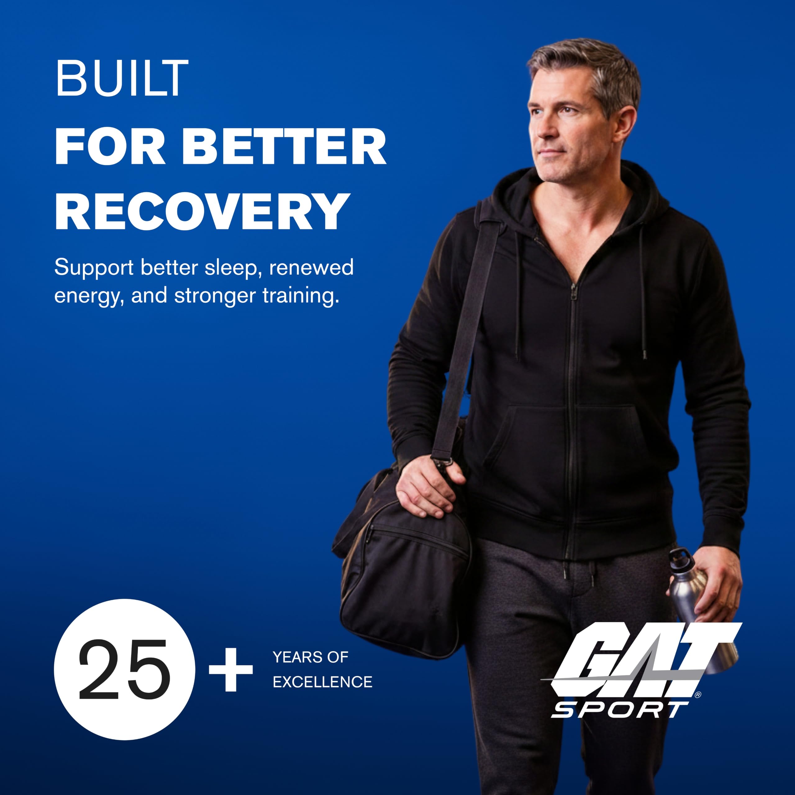 GAT SPORT envase abierto con cápsulas ZMAG-T mostrando contenido interno
