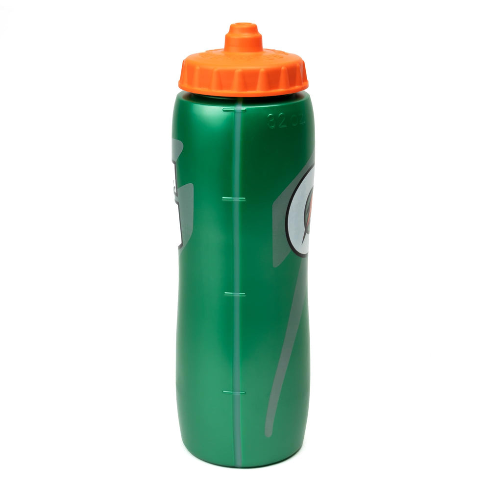 Gatorade boquilla auto-sellante detalle evita derrames al apretar