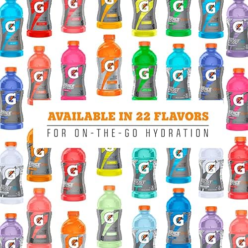 Gatorade primer plano de etiqueta mostrando sabor y información clara