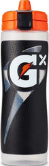 Gatorade botella Gx frontal mostrando su forma y capacidad 30 oz para entrenos