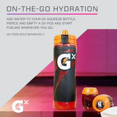 Gatorade tapa flip con válvula de alto flujo para beber sin derrames