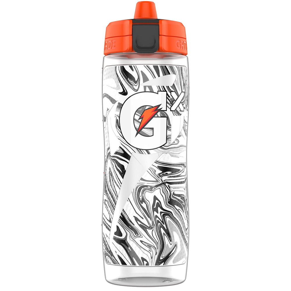 Gatorade Gx vista frontal con diseño Marble Black y capacidad 30 oz