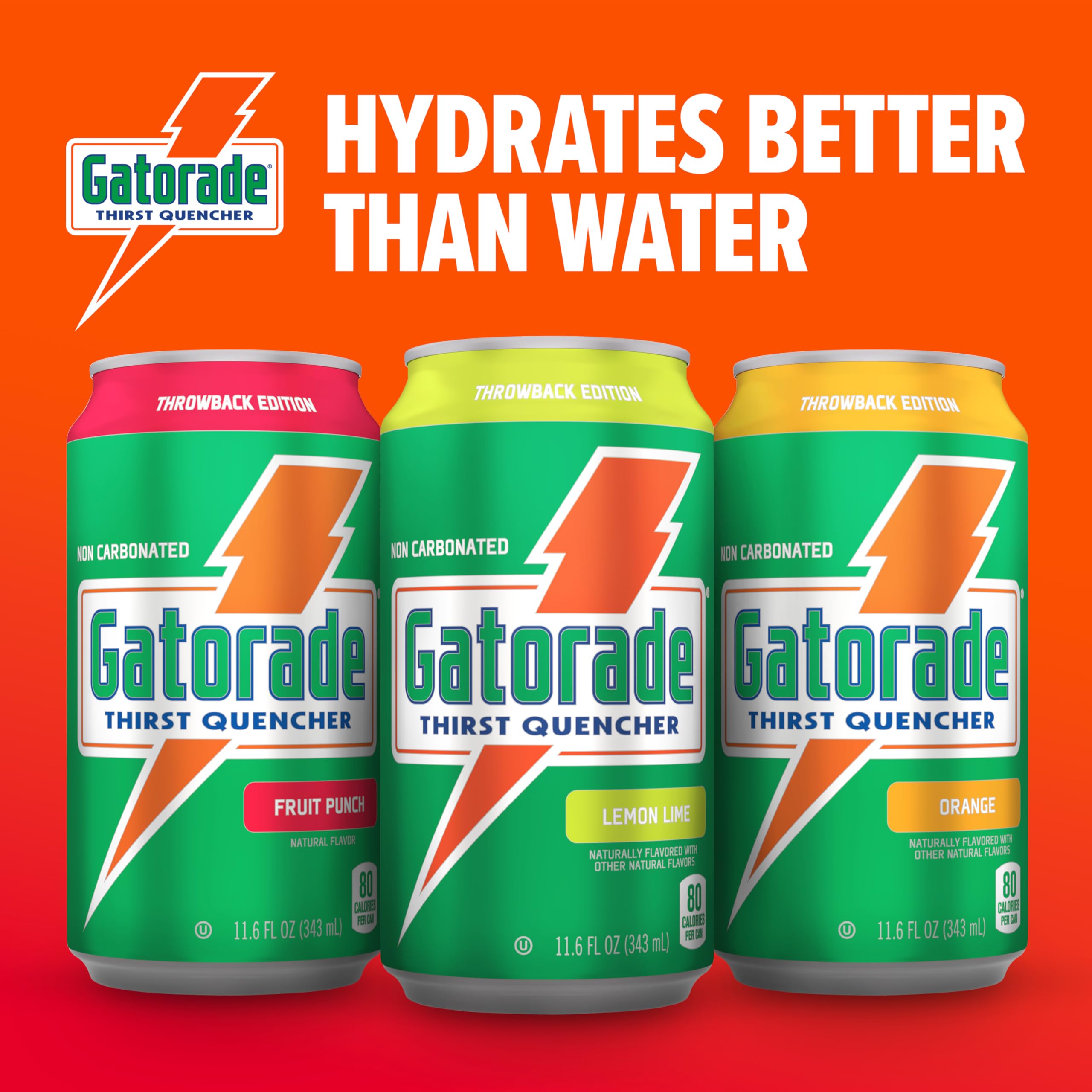 Gatorade comparación de tamaño de lata para visualizar porción individual