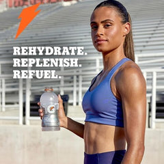 Gatorade líquido en vaso resaltando color y aspecto refrescante