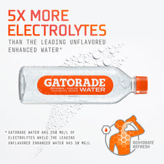 Gatorade botella primer plano de plástico reciclado resaltando el envase sostenible