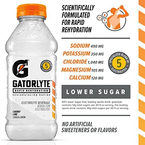 Gatorlyte pack de 12 botellas en mesa ideal para abastecer entrenamientos