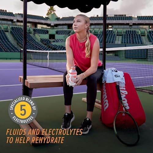 Gatorade Gatorlyte Zero comparación de tamaño con mano, control de porción