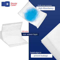Gauze Care envoltura individual manteniendo esterilidad y facilidad