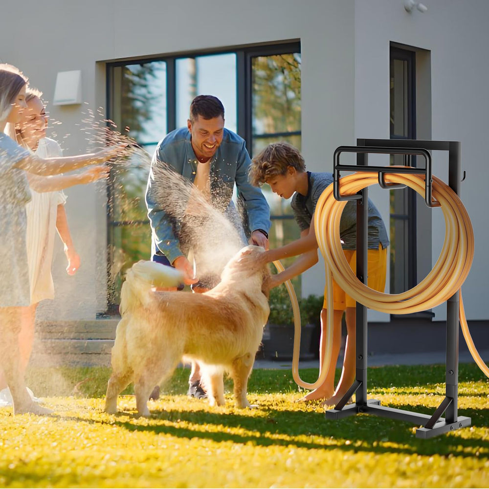 GAVISCITY disassembled components on lawn showing quick tool-free assembly