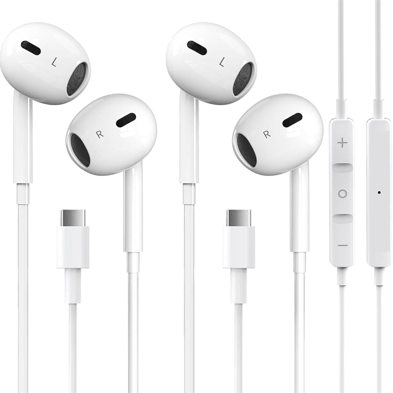 GAXIWILO imagen frontal del pack con dos auriculares, buena relación calidad-precio