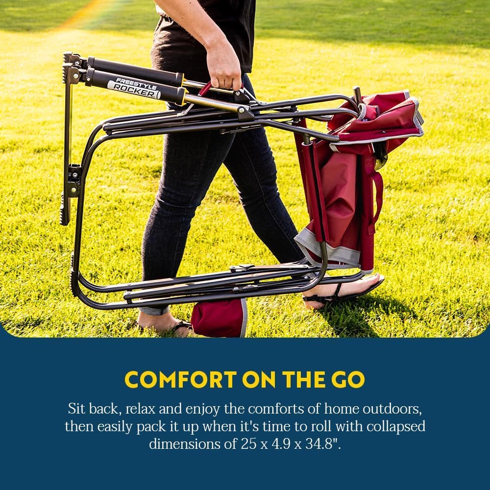 GCI Outdoor silla plegada compacta fácil de transportar y guardar