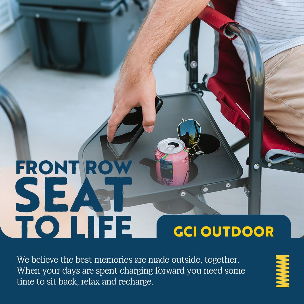 GCI Outdoor comparación de tamaño para ver escala y espacio del asiento