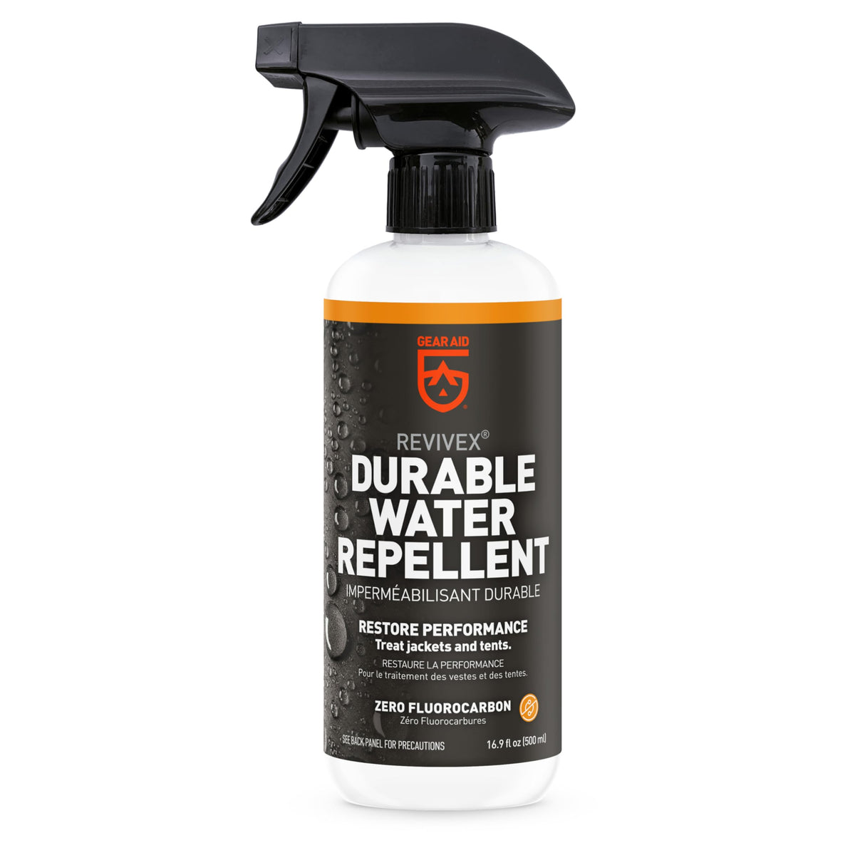 GEAR AID envase Revivex frontal mostrando formato y nombre, protección renovada