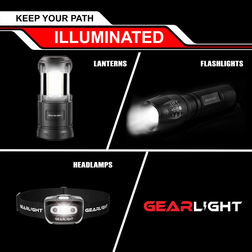 GearLight luces en ruta con lluvia leve demostrando resistencia IPX4