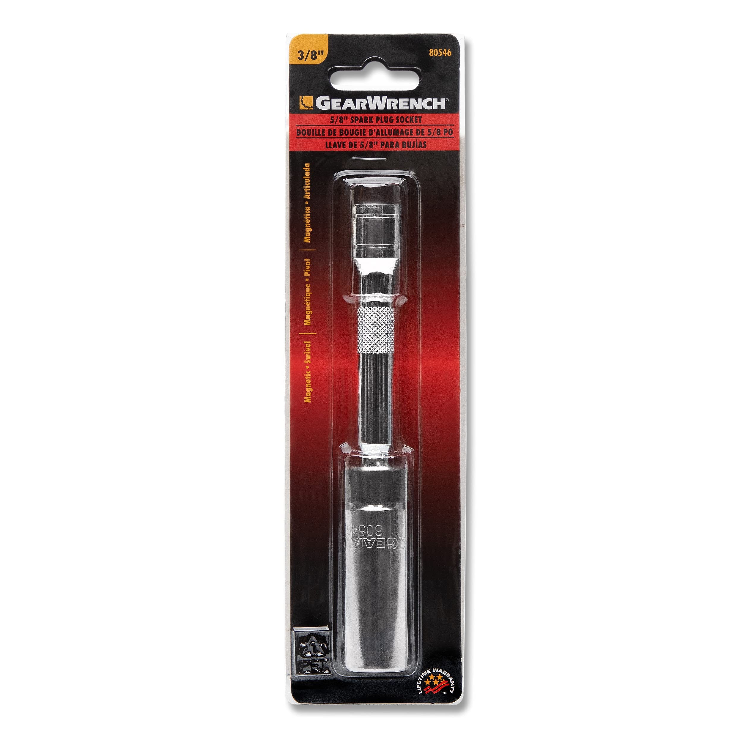 GearWrench embalaje profesional listo para taller con información técnica visible