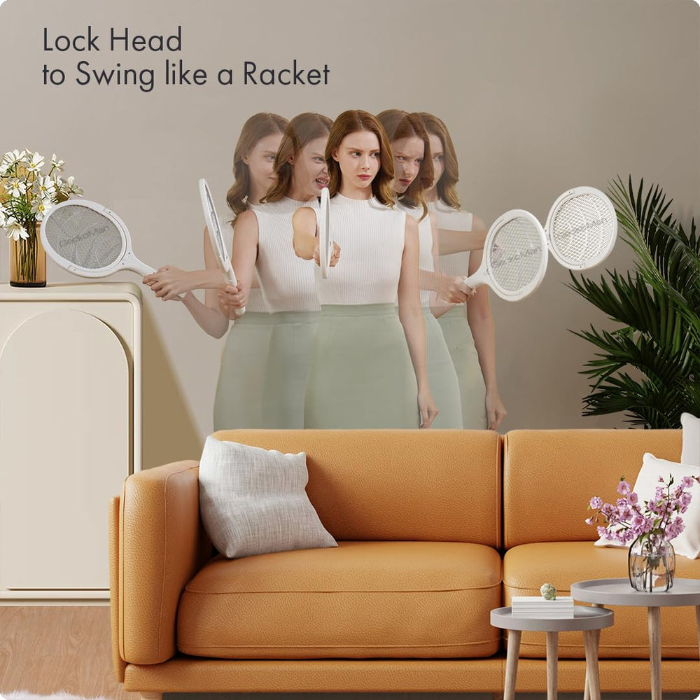 GeckoMan extended telescoping handle showing high-reach convenience