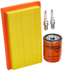 Generac 6485 kit front packaging showing contents and compatibility benefits