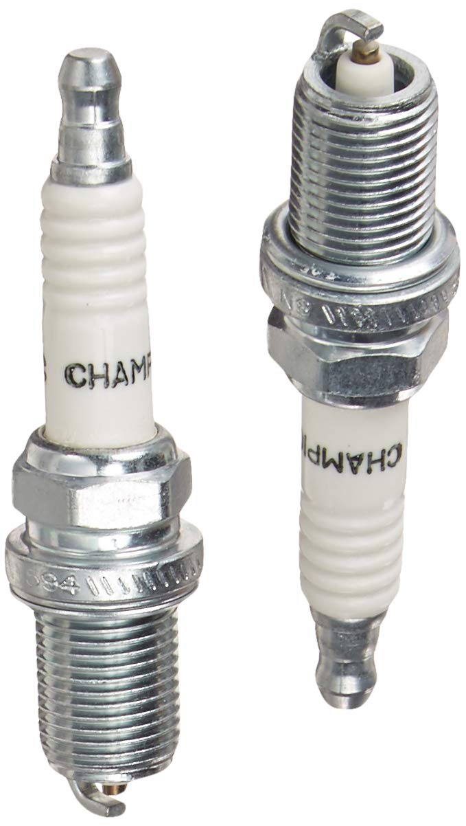 Generac oil filter with angled funnel during oil change, reduces spills and speeds service