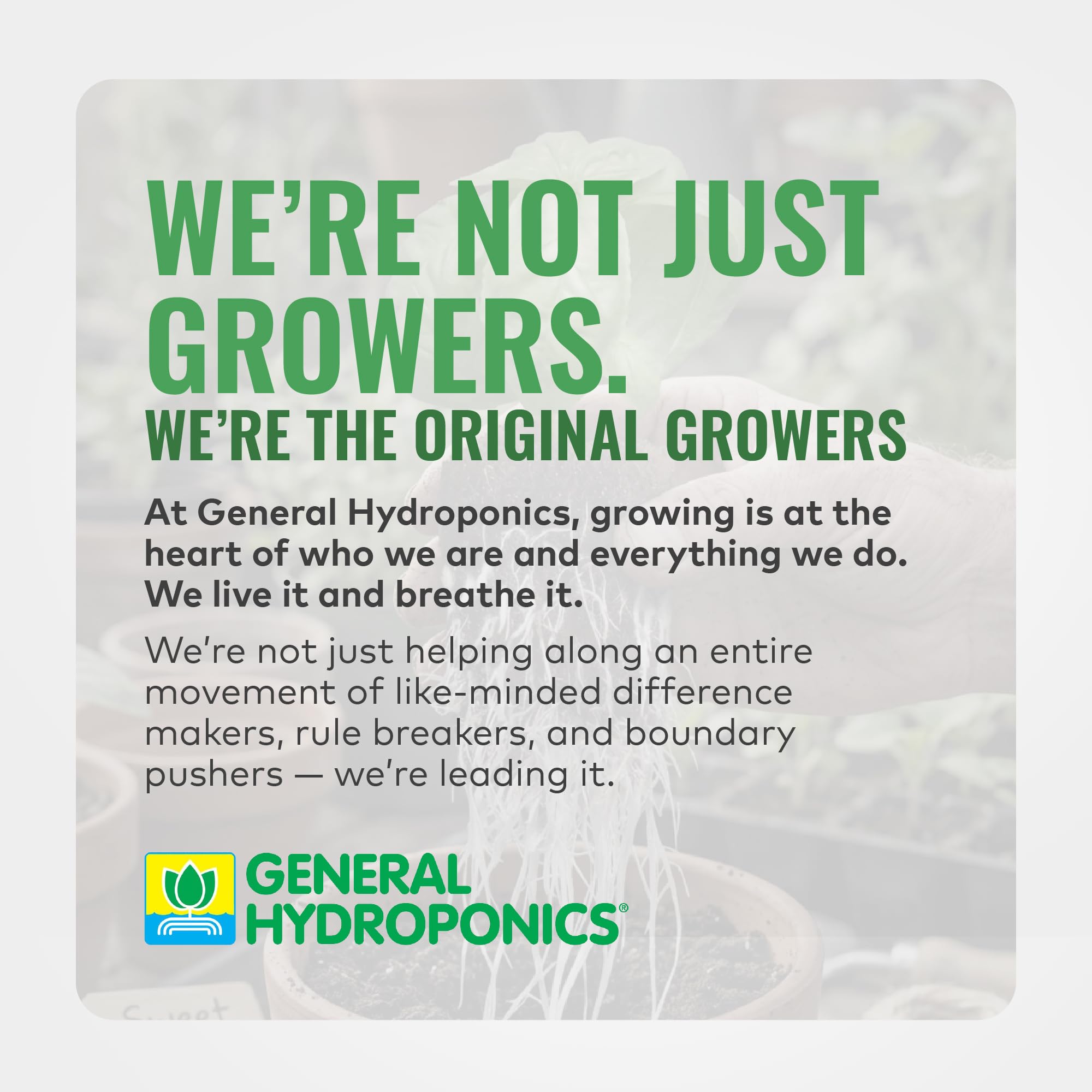 General Hydroponics uso en reservorio demostrando ajuste de pH eficaz