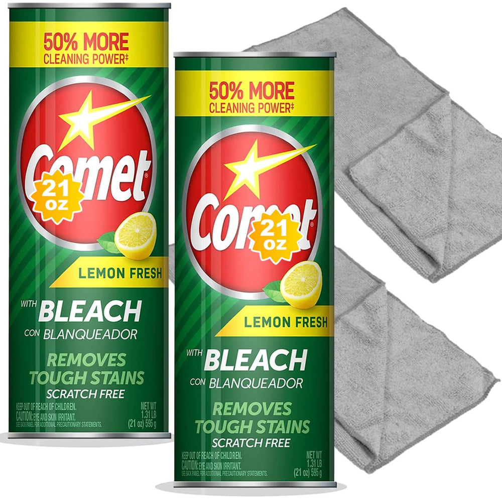 Generic Comet envase frontal con aroma limón mostrando etiqueta y beneficio limpiador