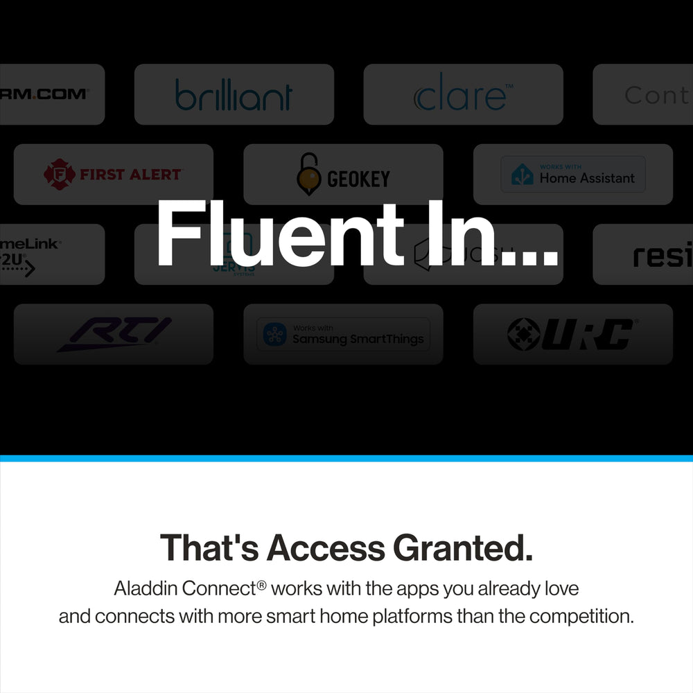 Genie pantalla de llaves virtuales mostrando acceso temporal seguro