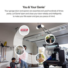 Genie detalle de la cadena pesada que asegura larga durabilidad