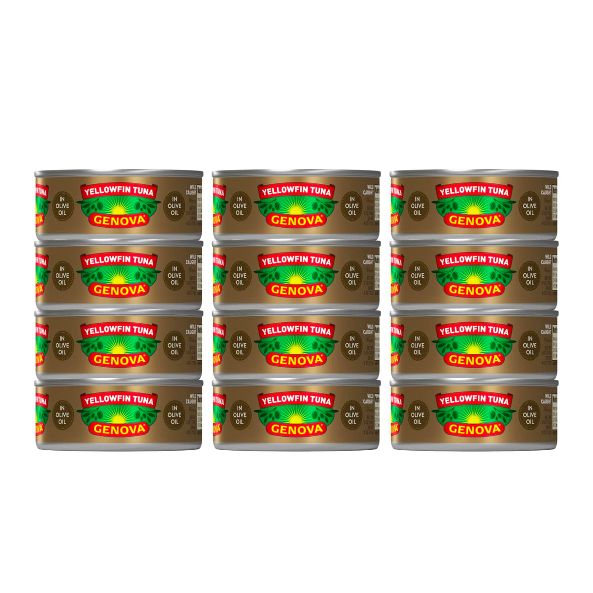 Genova lata frente mostrando diseño y tamaño, práctico para despensa