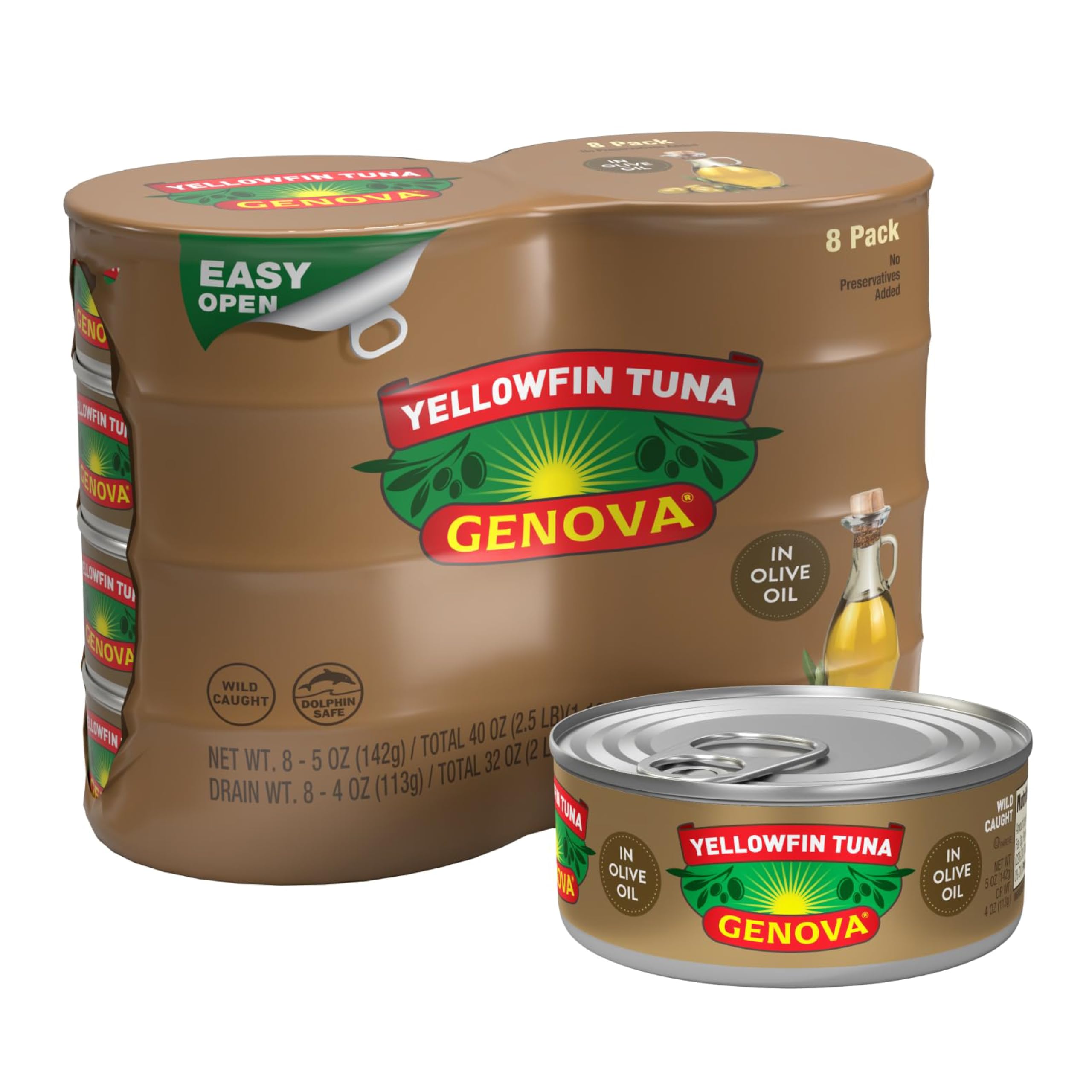Genova lata frontal mostrando diseño y tamaño práctico