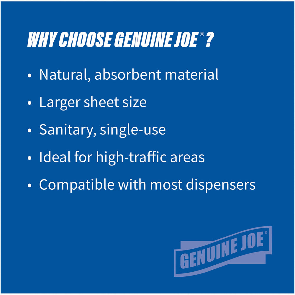 Genuine Joe paquete de seis rollos optimiza almacenamiento