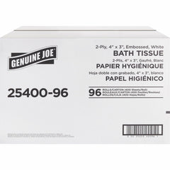 Genuine Joe detalle de textura embosada que mejora absorción y suavidad