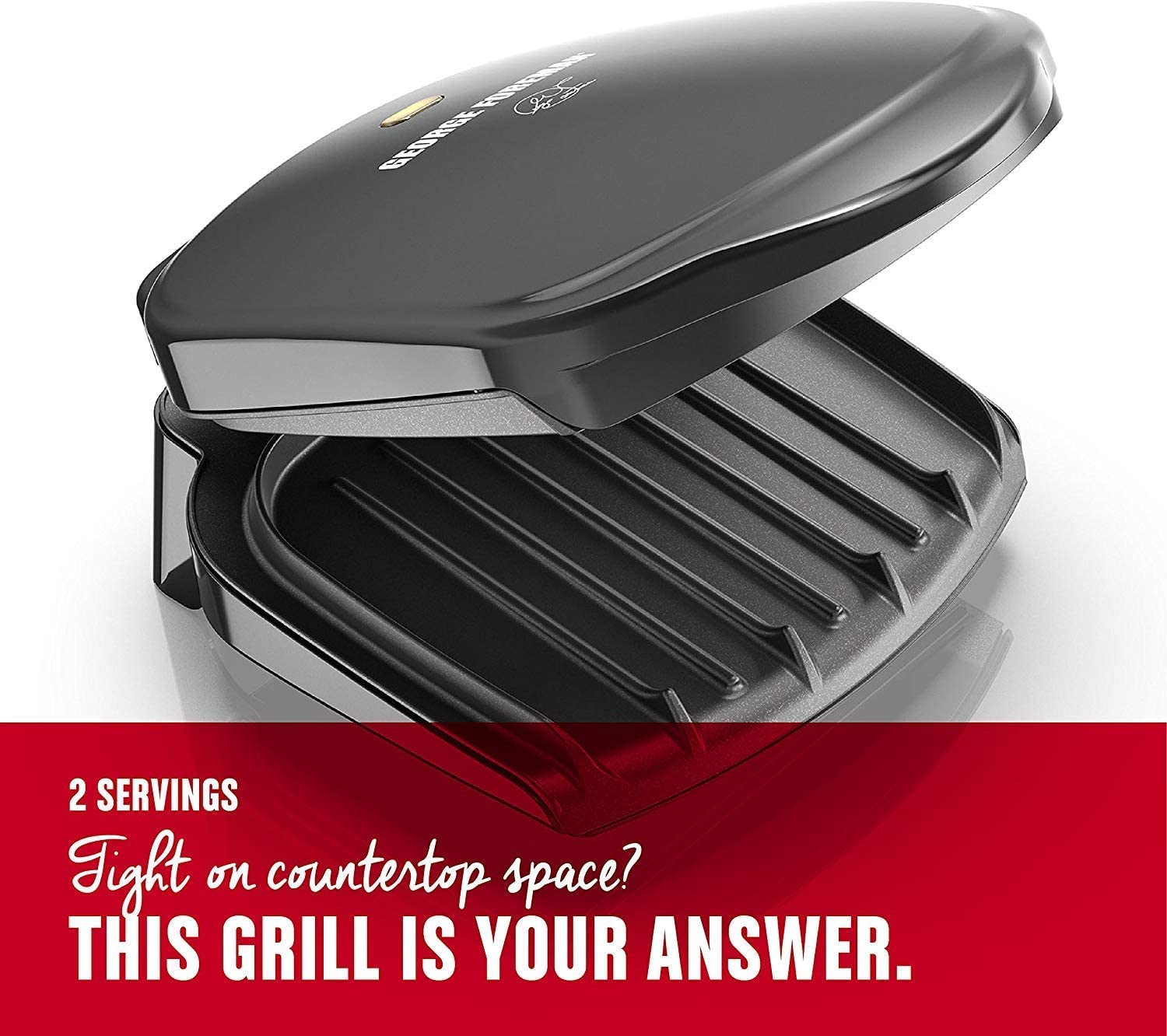 George Foreman bandeja recogegrasa extraíble para limpieza rápida