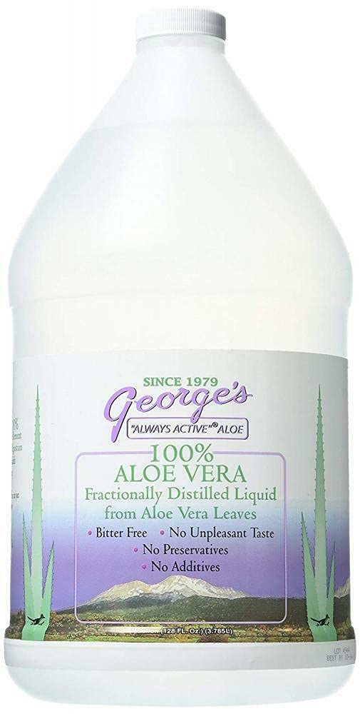 George's botella frontal 128 fl oz mostrando presentación grande y ahorro
