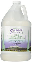 George's textura del líquido de aloe sin amargor, aspecto claro y fluido